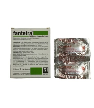 Fantetra caja 2 tabletas