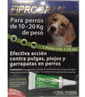 Fiprodrag pipeta 1,34 ml para perros entre 10-20 kgs
