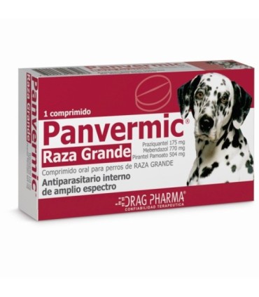 Panvermic forte raza grande para perros sobre 35 kgs