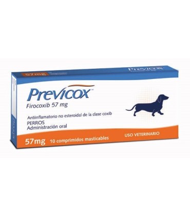 Previcox 57 mg 10 comprimidos