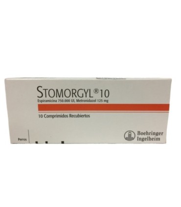 Stomorgyl 10 mg 10 comprimidos