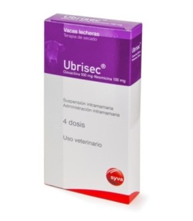 Ubrisec secado caja 4 jeringas