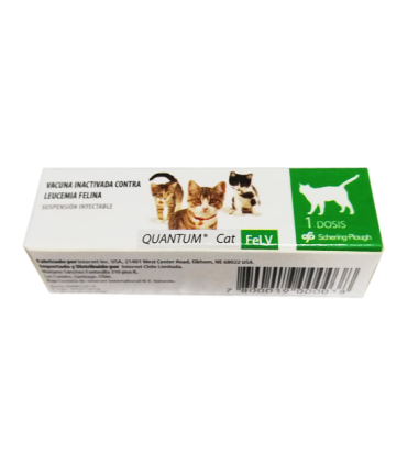 Vacuna gato Quantum cat FeLV dosis