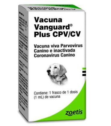 Vacuna perros Vanguard parvo-corona plus