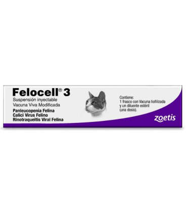 Vacuna Vanguard felino Felocell dosis