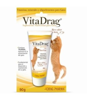 Vitadrag gatos pasta 90 grs