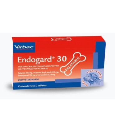 Endogard 30 raza grande caja 2 comprimidos