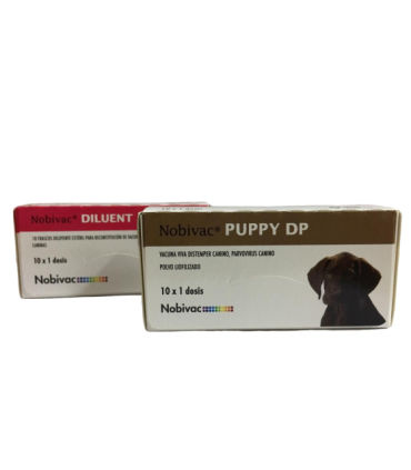 Vacuna caninos Nobivac Puppy DP 10 dosis
