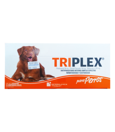 Triplex 25 tiras de 4 pastillas
