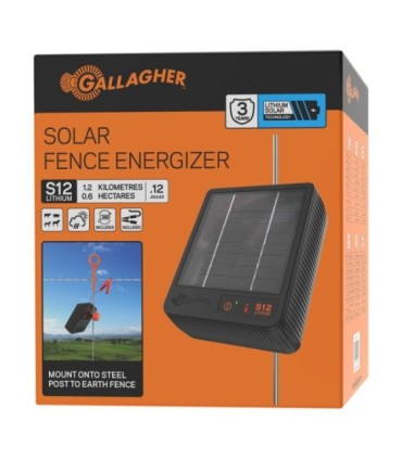 Energizador Solar S12 Litio - 1,2 km