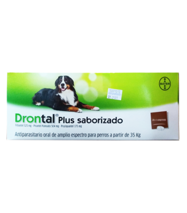 Drontal plus 35 kg 20 comprimidos