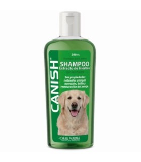 Shampoo Canish extracto hierbas 390 ml