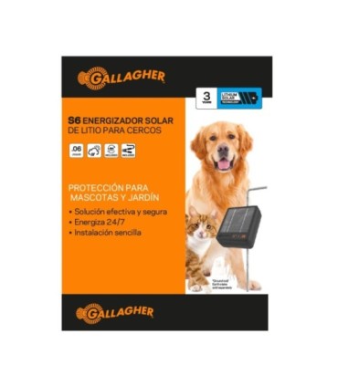 Energizador Solar S6 Litio - 0,6 km