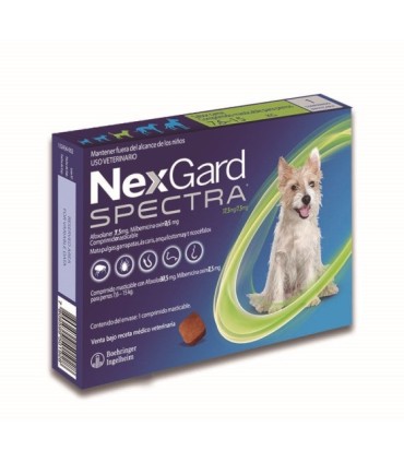 Nexgard Spectra para perro de 7,6-15 Kg (1 Comprimido)