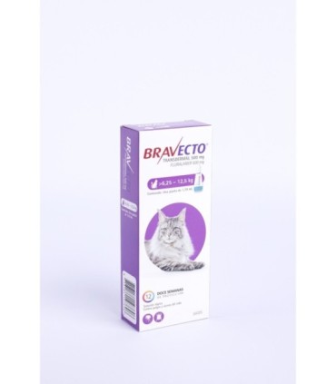 Bravecto Pipeta 500 Mg para gatos de 6,25-12,5 Kgs