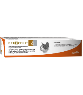 Vacuna felinos Felocell 4 monodosis