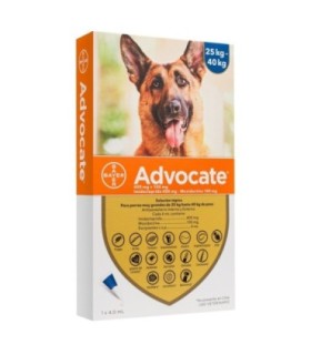 Advocate pipeta 4 ml para perros entre 25-40 kgs