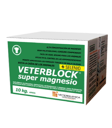 Sal Mineral Veterblock Super Mg + Se 10 Kgs
