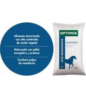 Concentrado Equino Optimix Alto Rendimiento 25 kgs
