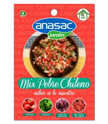 Semilla Mix Pebre Chileno 4 Grs