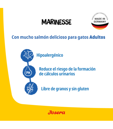 Josera Marinesse 2 kgs - Gato Adulto - Hipoalergénico Salmón