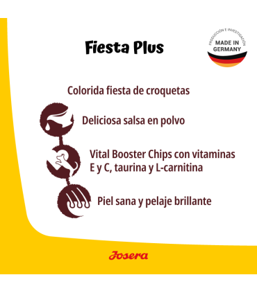 Josera Fiesta Plus 12,5 kgs - Perro Adulto - Raza Mediana/Grande
