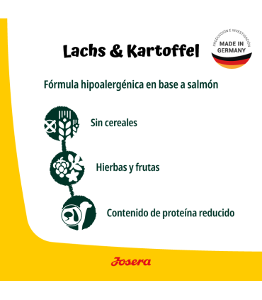 Josera Lachs & Kartoffel 15 kgs - Perro Adulto - Monoproteico Salmón