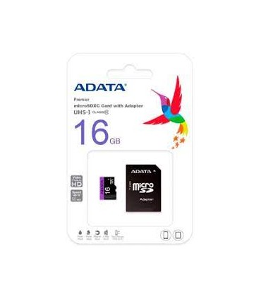 Tarjeta microSD Adata 16GB AUSDH16