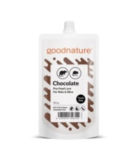 Cebo sachet para trampa sabor chocolate 200 gris.