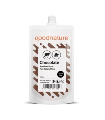 Cebo sachet para trampa sabor chocolate 200 gris.