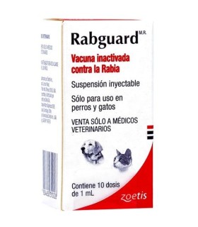 Vacuna Rabia Rabguard - 10 Dosis