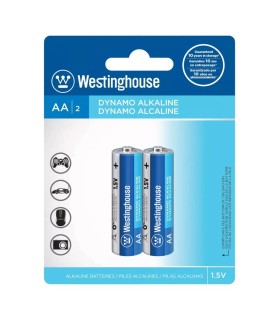Pila Alcalina Westinhouse AA - 2 Unid.