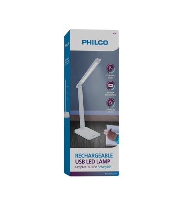 Lampara Led Escritorio Recargable Philco