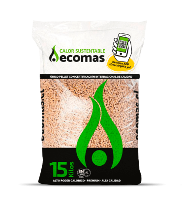 Pellet para estufa Ecomas - 15 KG