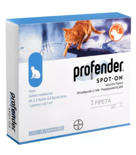 Profender para gatos de 2,5 - 5 kgs