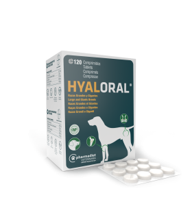 Hyaloral Razas Grandes y Gigantes - 120 Compimidos