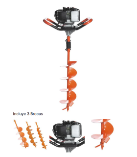 Ahoyador 60 cc Wulkan + 3 Brocas
