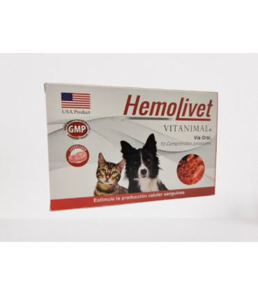 Hemolivet 10 comprimidos