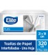 Toalla Interfoliada Una Hoja 15 Pq x 320 Un Elite Professional
