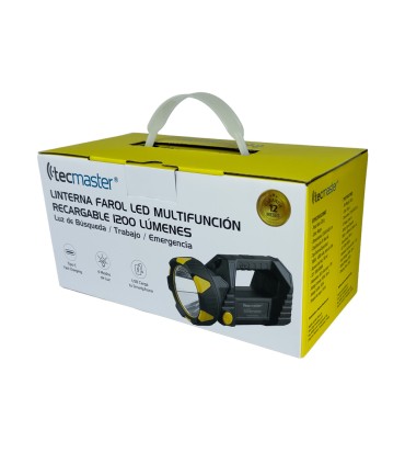 Linterna Farol 1200 Lumens Tecmaster