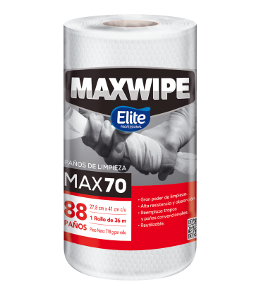 Paño Maxwipe, Rollo 88 hojas