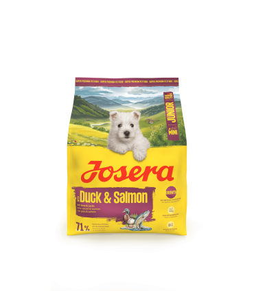 Josera Mini Junior Duck & Salmon 4,5 kgs (5 x 900 g) - Perro Cachorro / Raza Pequeña