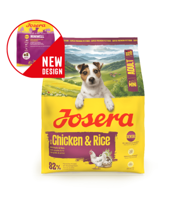 Josera Mini Adult Chicken & Rice 4,5 kgs (5x900 gr)  - Perro Adulto / Raza Pequeña