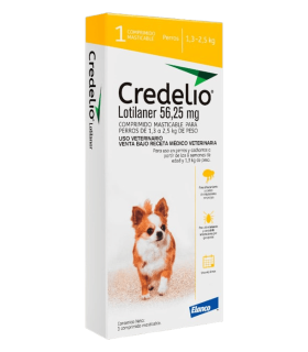 Credelio 56,25 mg para perros de 1,3 - 2,5 kgs