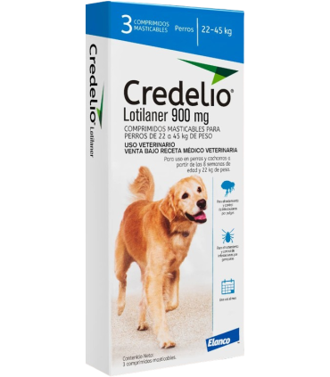 Credelio 22-45 kgs - 3 comprimidos