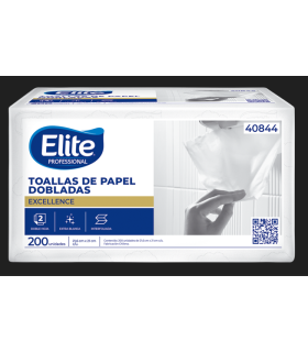 Toalla interfoliada paquete 200 unid. Elite professional