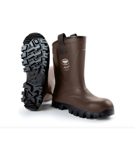 Bota Bekina Reglitex SolidGrip, punta y suela de acero