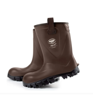Bota Bekina Reglitex SolidGrip, punta y suela de acero