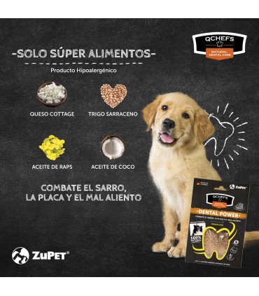 Qchefs Dental Snack Granulado Perro 90 grs