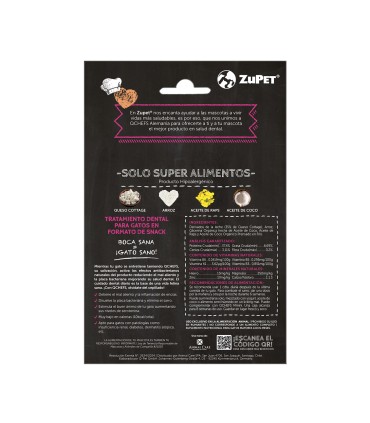 Qchefs Dental Snack Granulado Gato 80 grs
